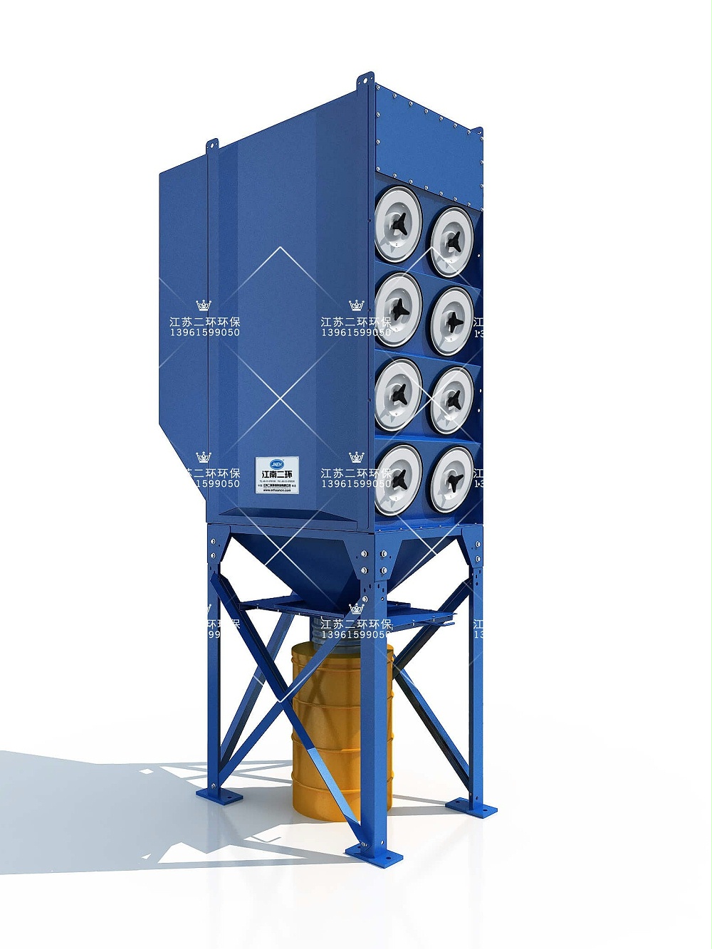 DFT2-8型滤筒除尘器图纸